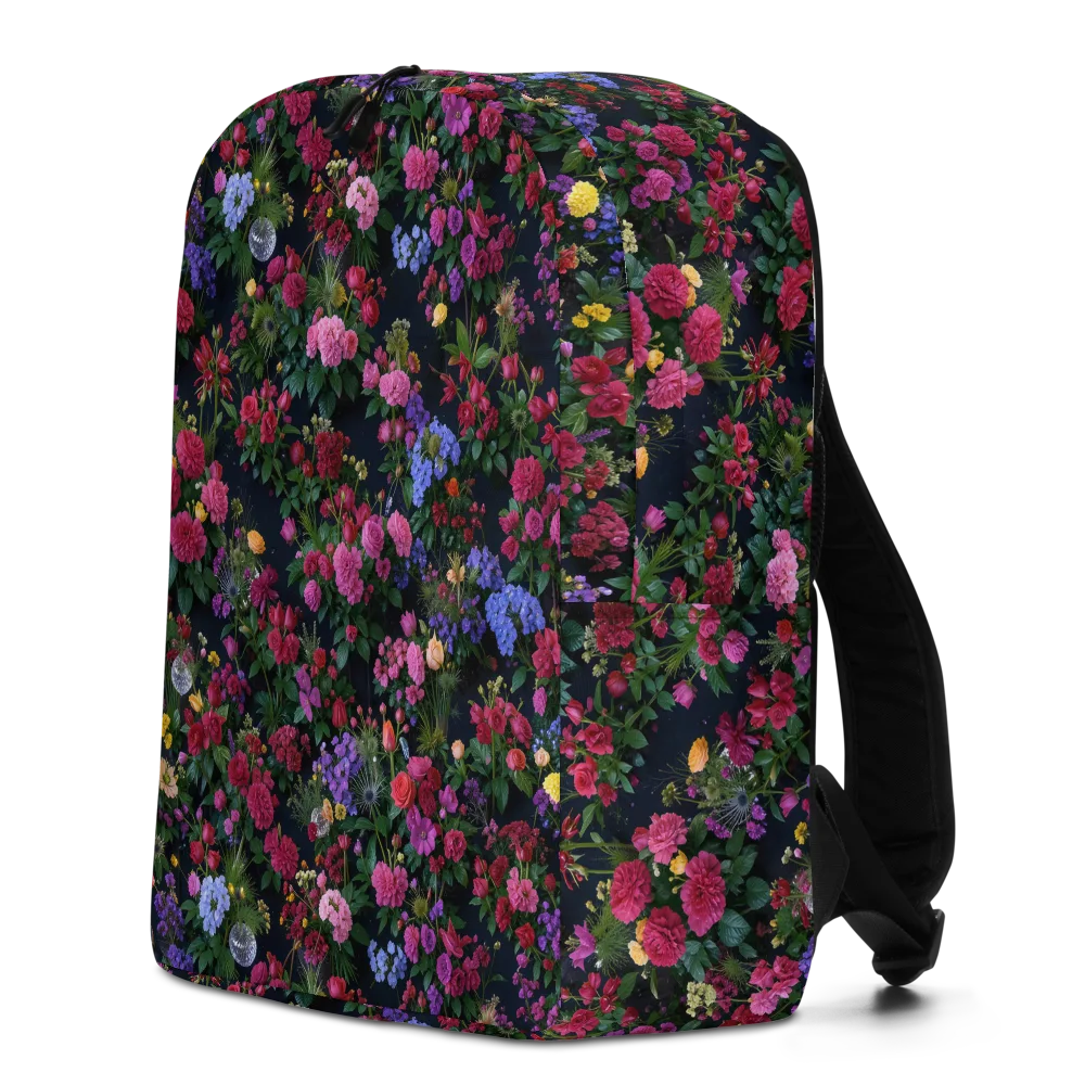 Velvet Eden on Minimalist Backpack — Left
