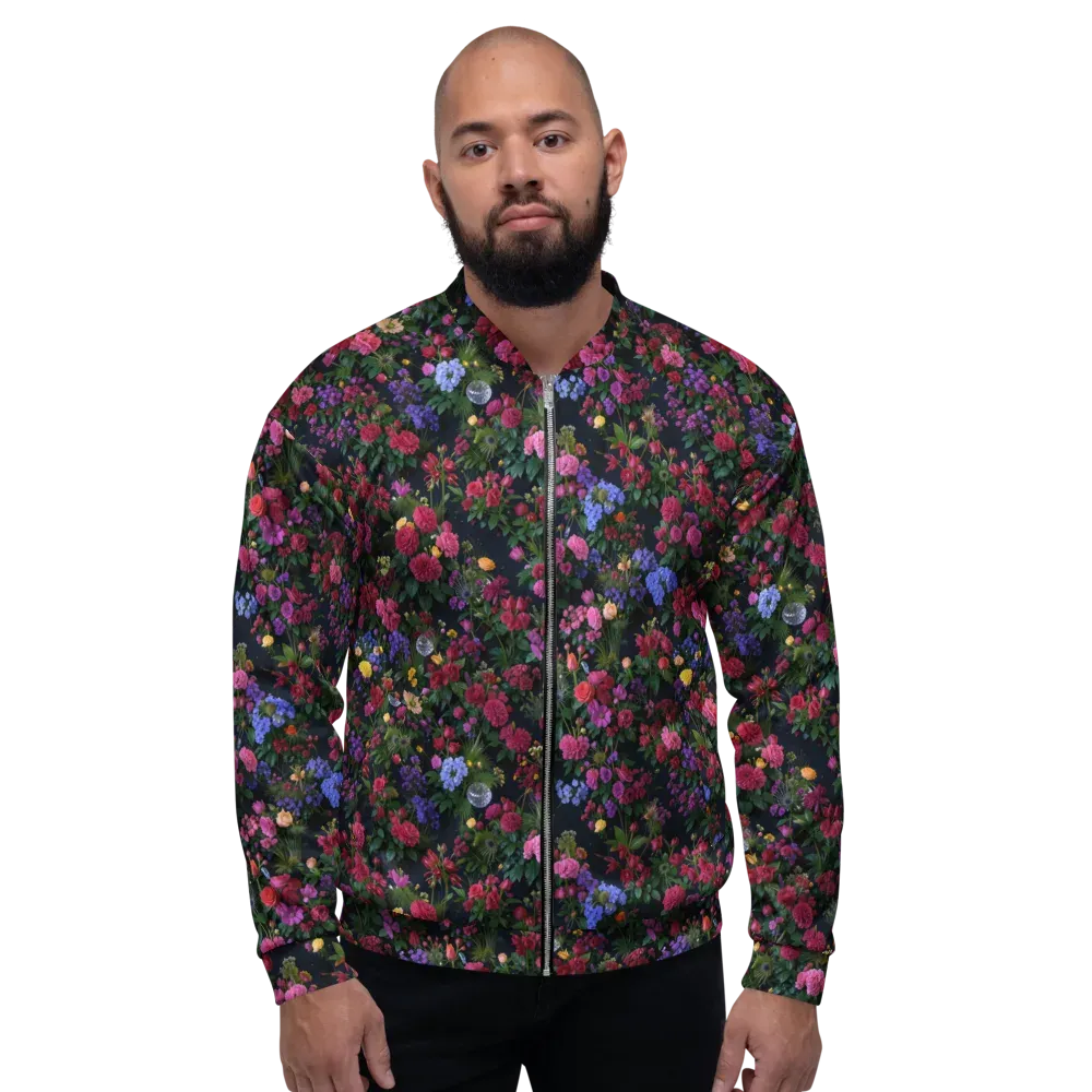 Velvet Eden on Bomber Jacket — Front