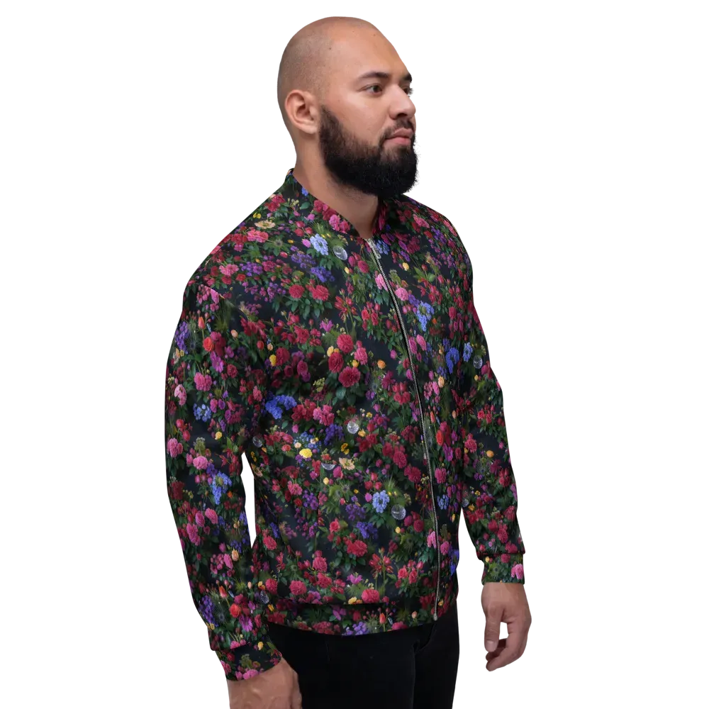 Velvet Eden on Bomber Jacket — Right