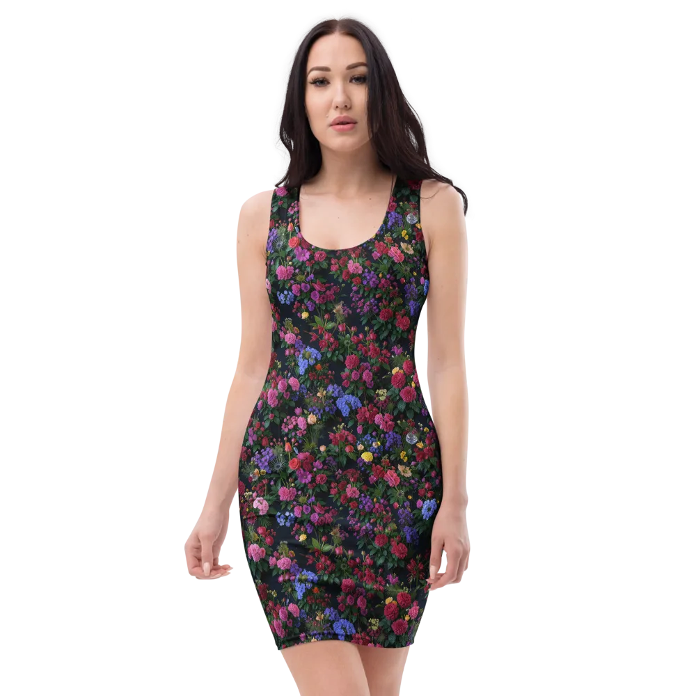 Velvet Eden on Bodycon Dress — Front