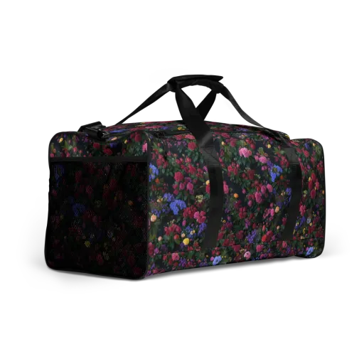 Velvet Eden on a Duffle Bag
