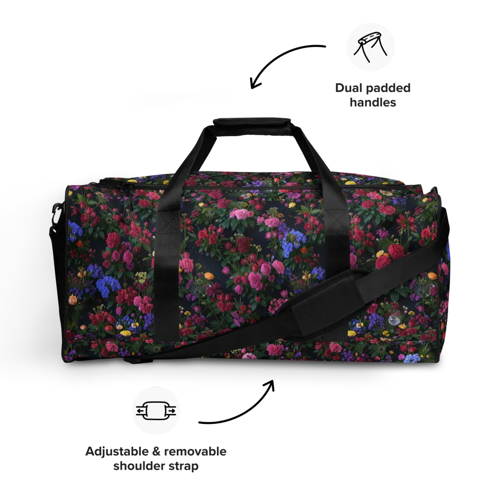 Velvet Eden on Duffle Bag — Front