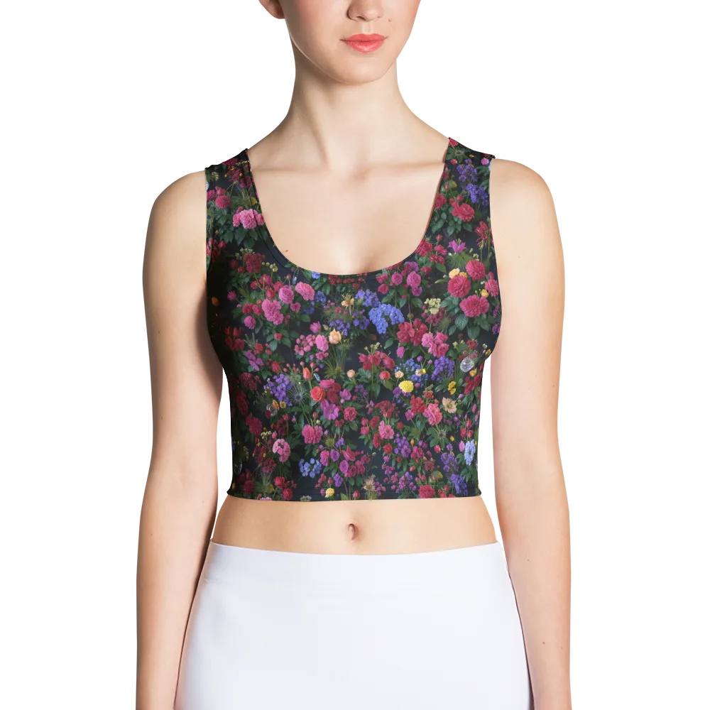 Velvet Eden on Crop Top — Front