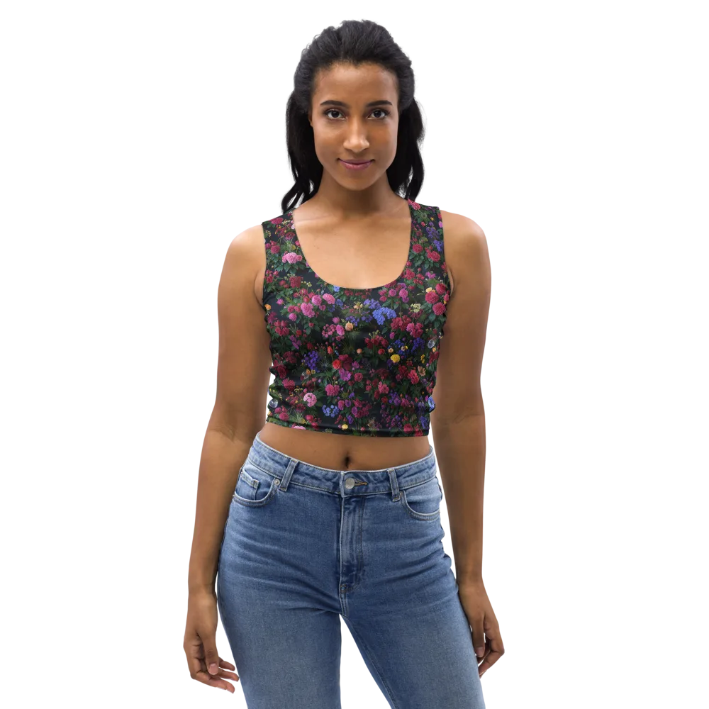 Velvet Eden on Crop Top — Front