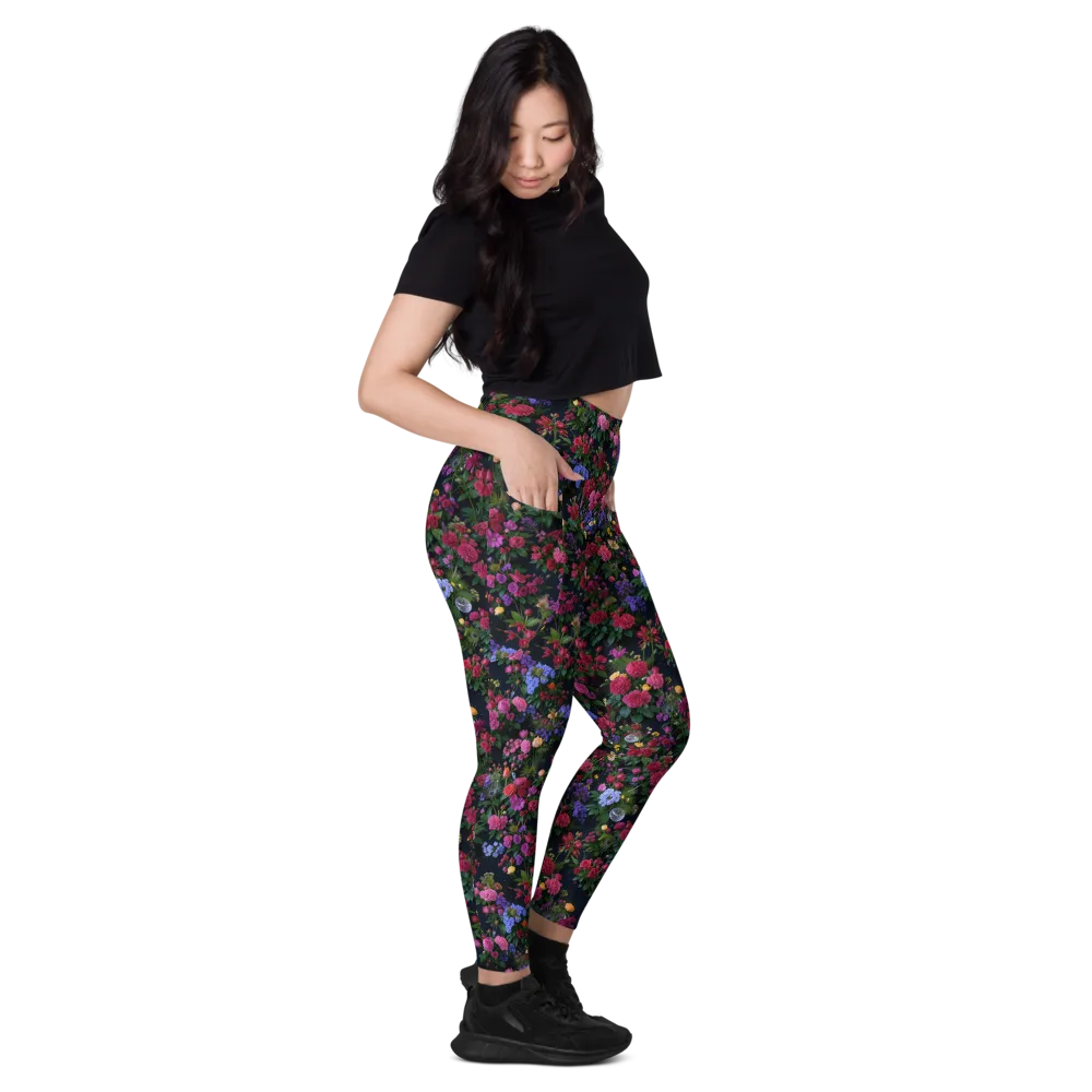 Velvet Eden on Leggings with Pockets — Right