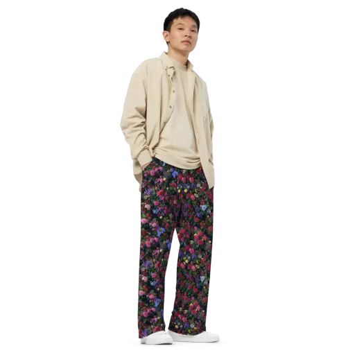 Velvet Eden on a Wide-Leg Pants