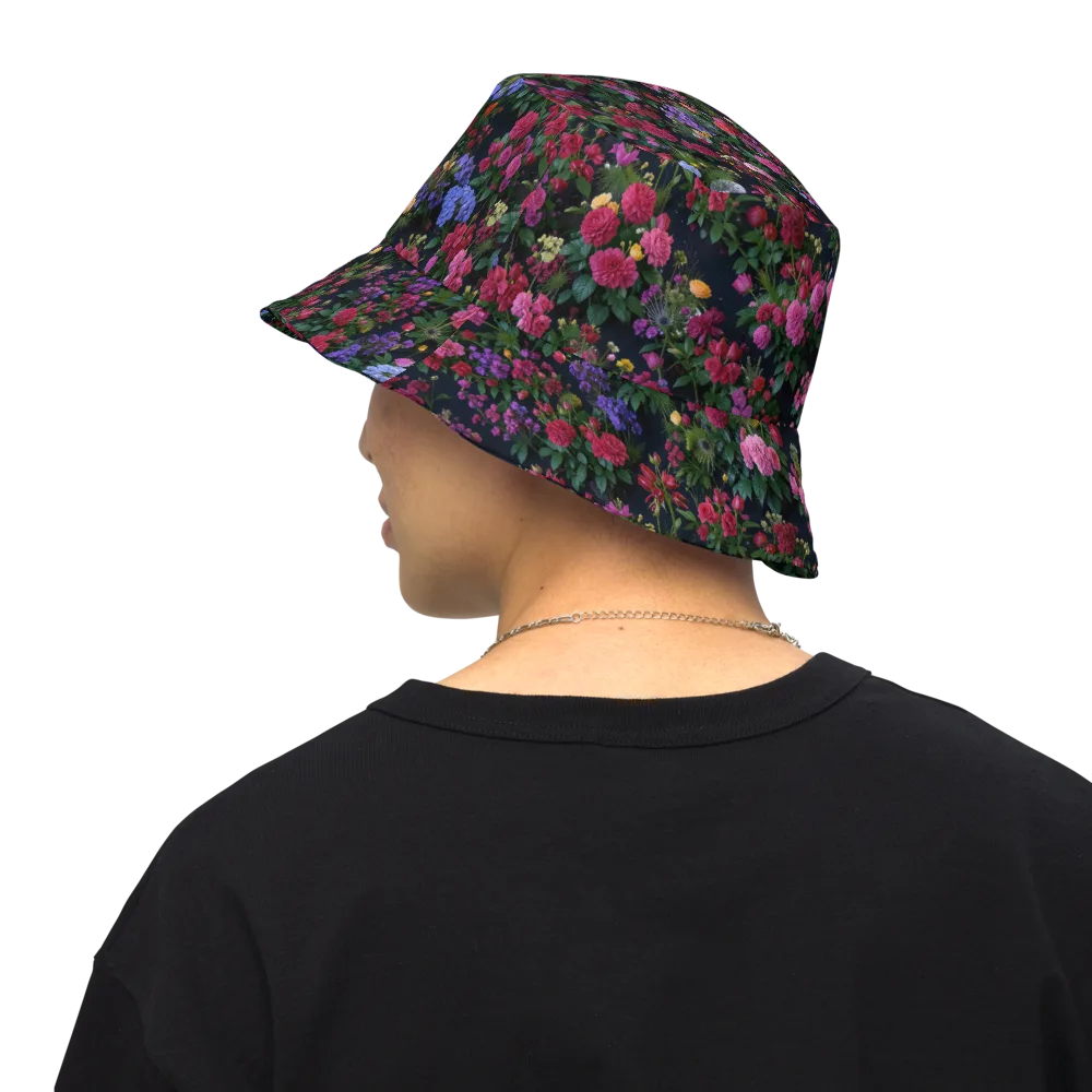 Velvet Eden on Reversible Bucket Hat — Back Inside