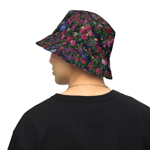 Velvet Eden on a Reversible Bucket Hat