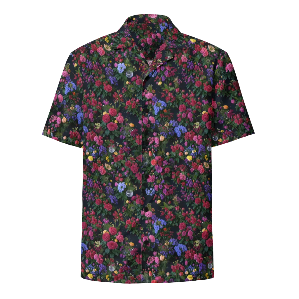 Velvet Eden on Button Shirt — Front