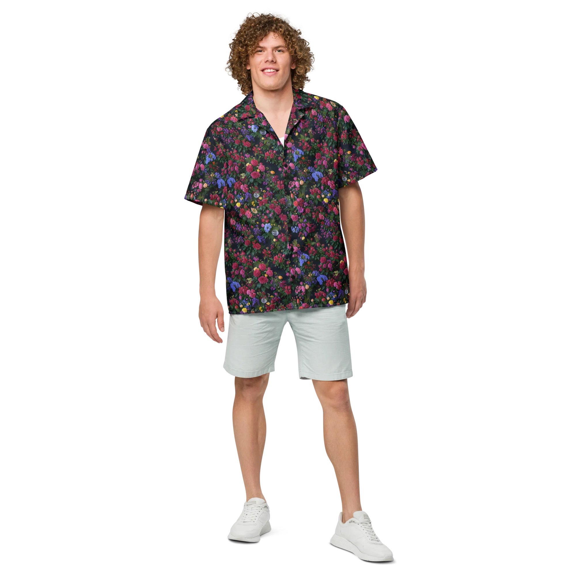 Velvet Eden on Button Shirt — Front