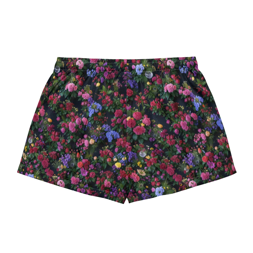 Velvet Eden on Women's Pajama Shorts — Back