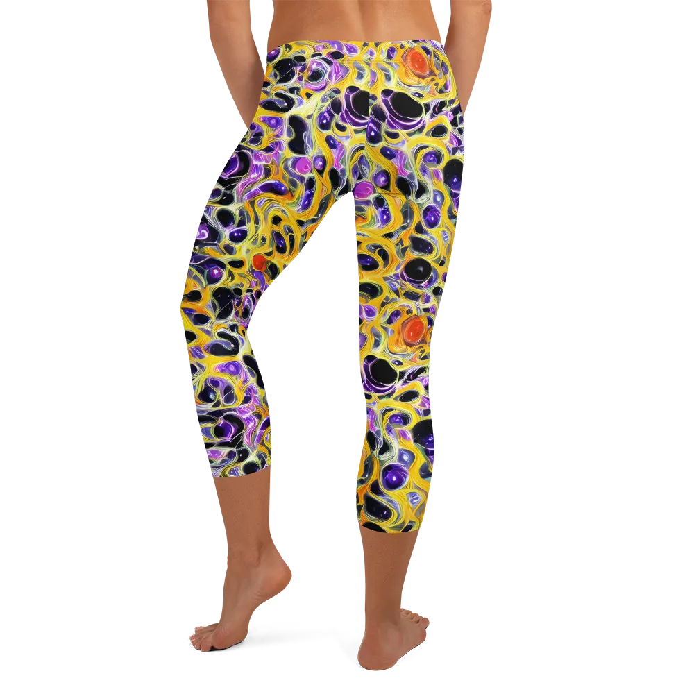Solar Amethyst on Capri Leggings — Back