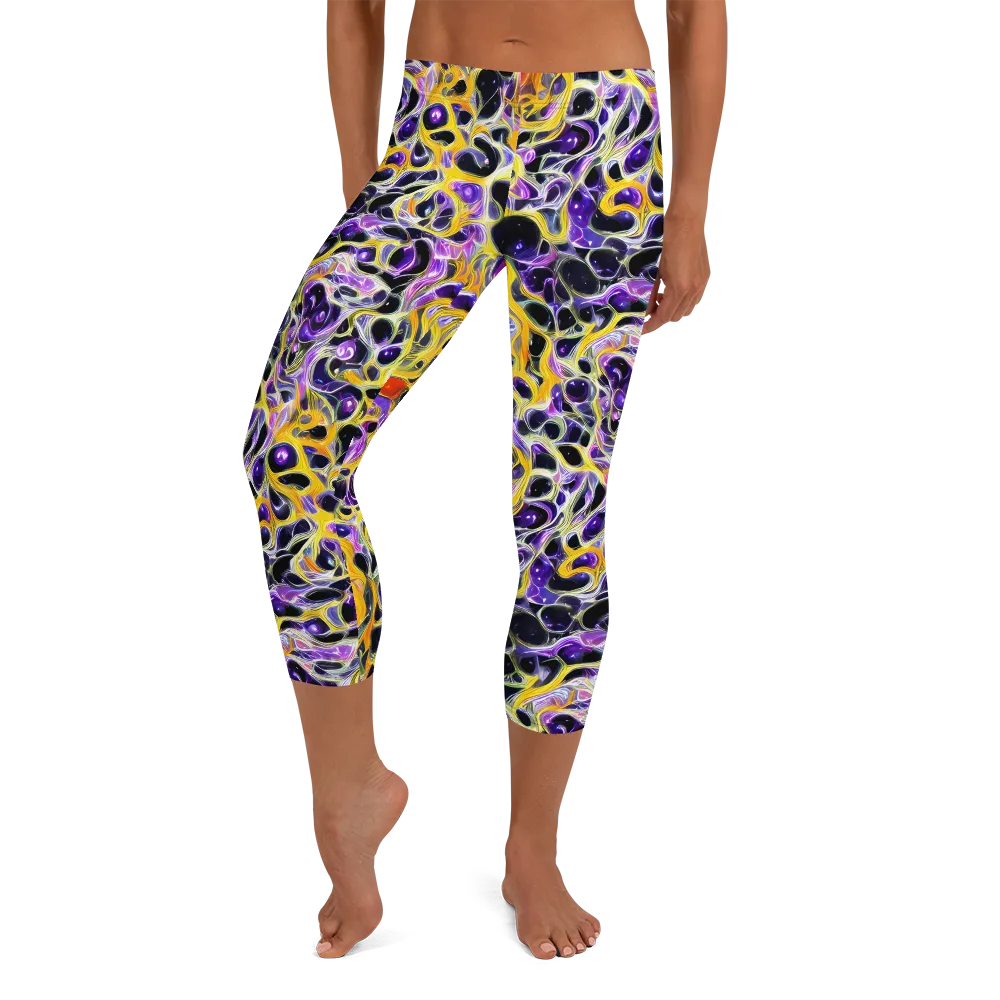 Solar Amethyst on Capri Leggings — Front