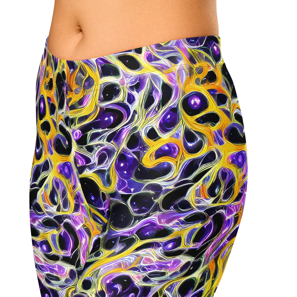 Solar Amethyst on Capri Leggings — Zoomed-in