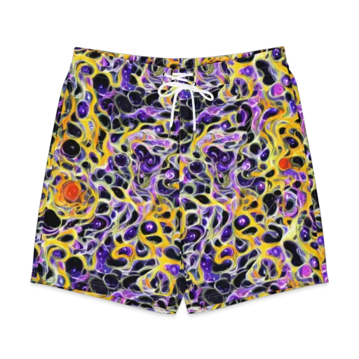 Solar Amethyst on a Men's Board Shorts