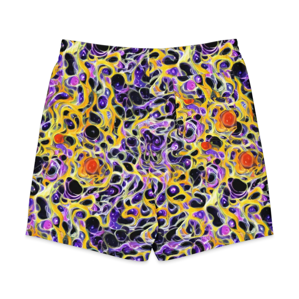 Solar Amethyst on Men's Board Shorts — Back