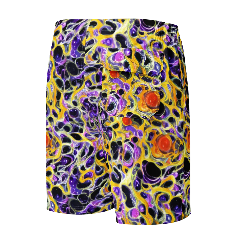 Solar Amethyst on Men's Board Shorts — Back
