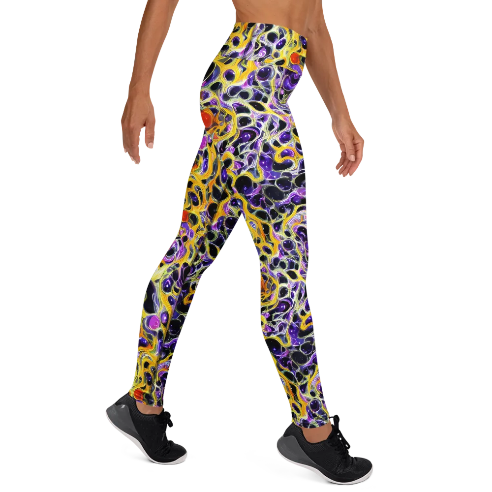 Solar Amethyst on Yoga Leggings — Right