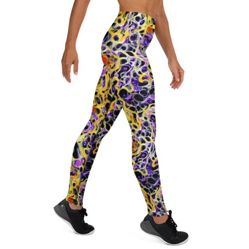 Solar Amethyst on a Yoga Leggings