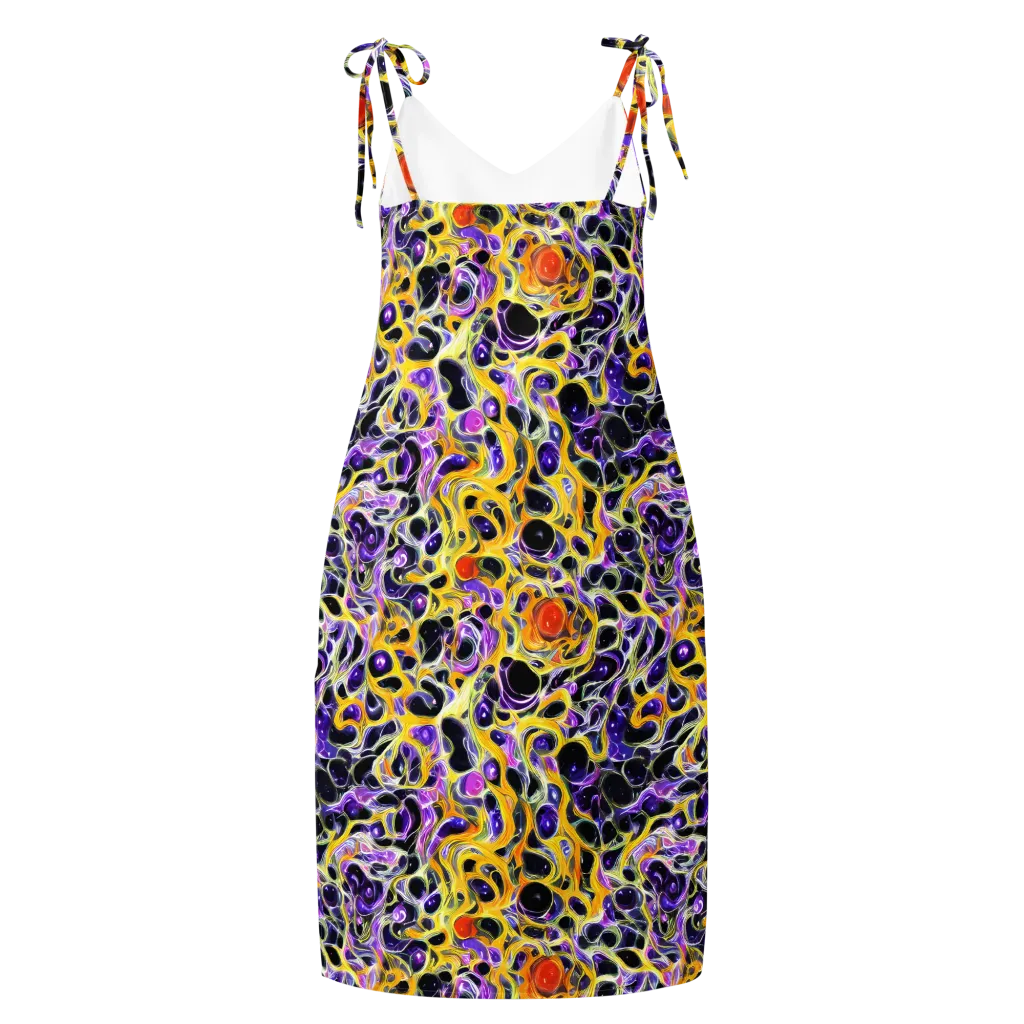 Solar Amethyst on Slip Dress — Back