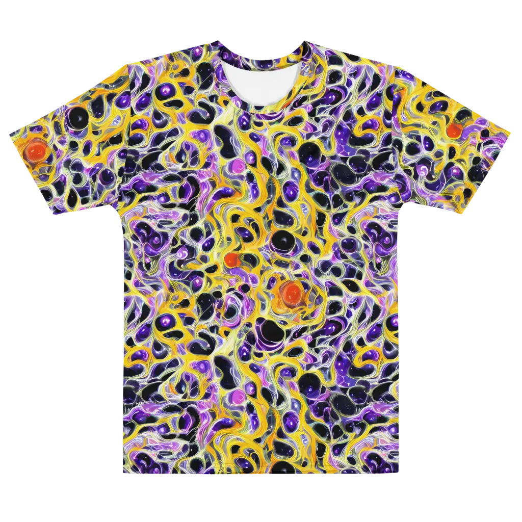 Solar Amethyst on Men's Cotton Crew Neck T-Shirt — Front