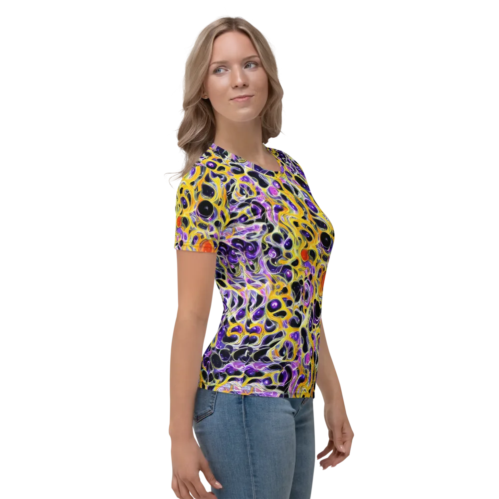 Solar Amethyst on Women's Crew Neck T-Shirt — Right