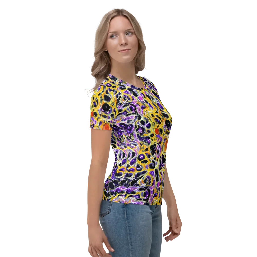 Solar Amethyst on Women's Crew Neck T-Shirt — Right