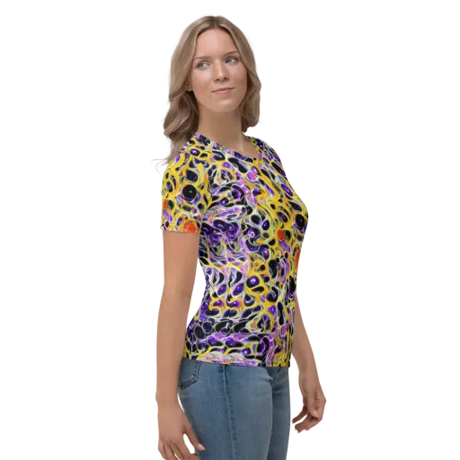 Solar Amethyst on a Women's Crew Neck T-Shirt