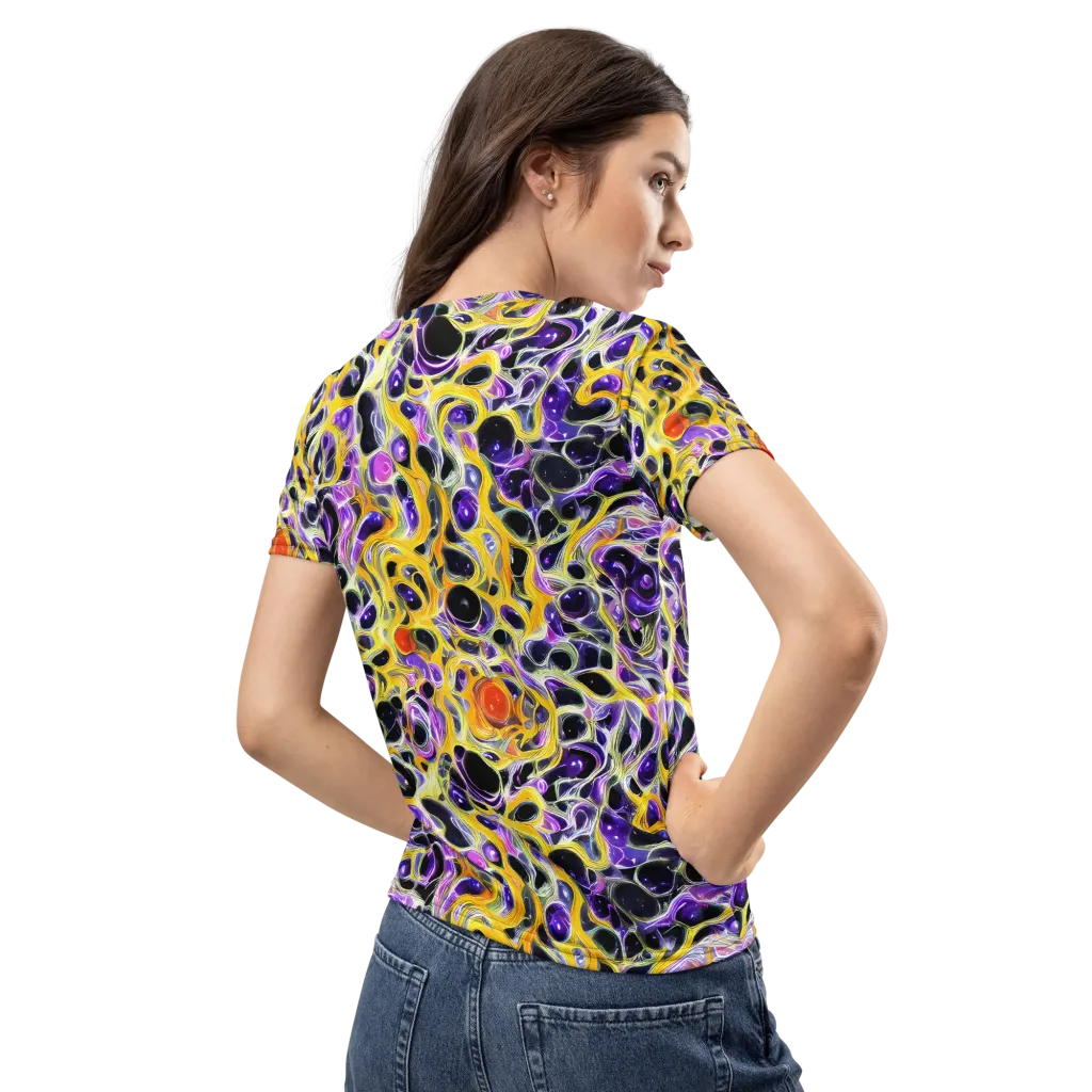 Solar Amethyst on Women's Crew Neck T-Shirt — Back
