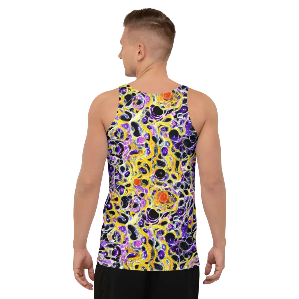 Solar Amethyst on Men's Tank Top — Back