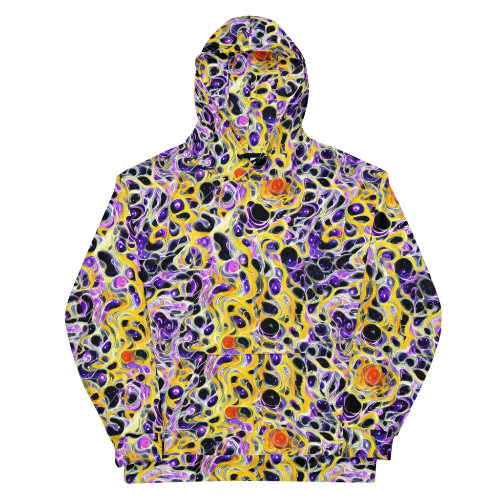 Solar Amethyst on Cotton Hoodie — Front