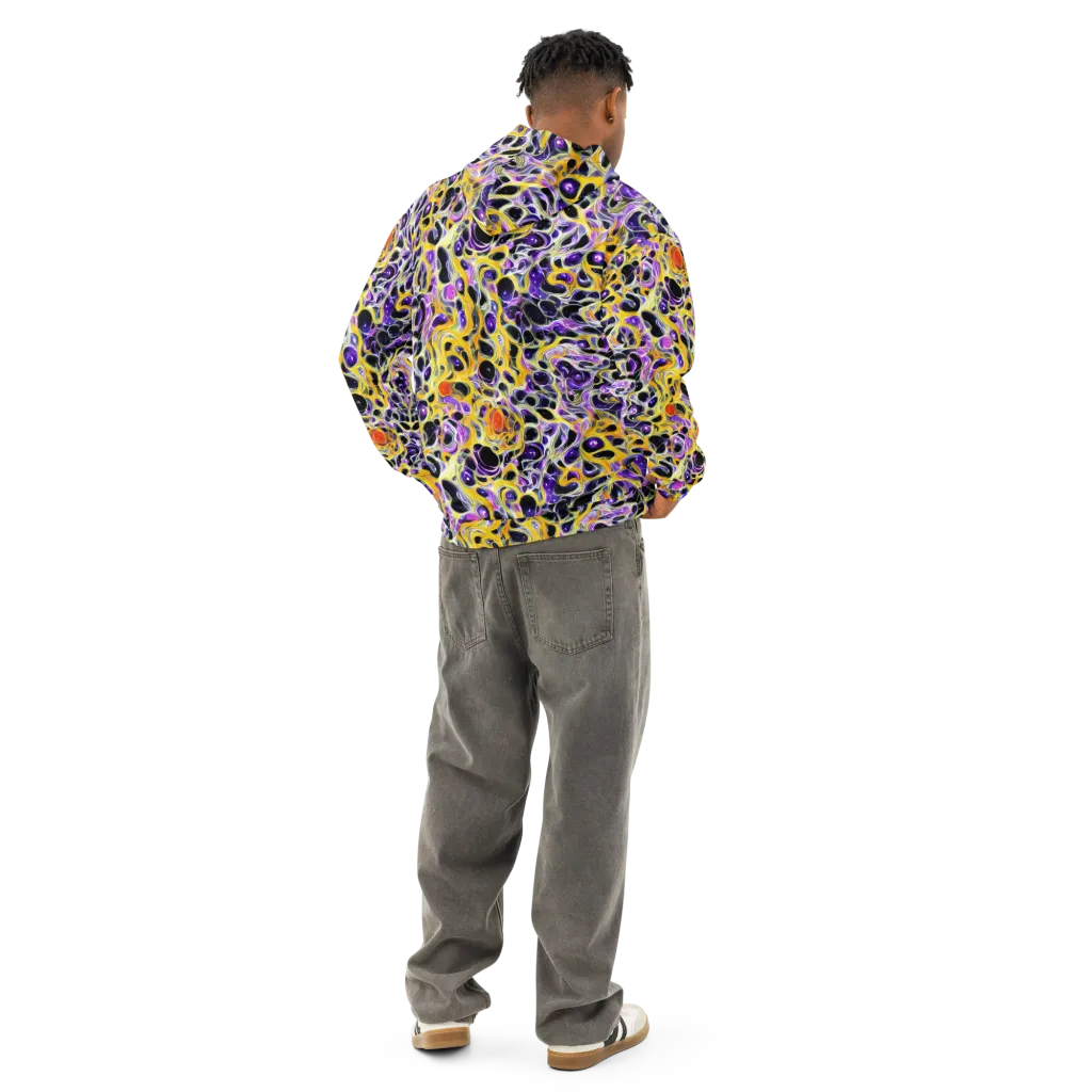 Solar Amethyst on Cotton Hoodie — Back