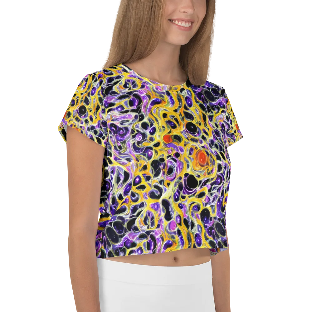Solar Amethyst on Crop Tee — Right