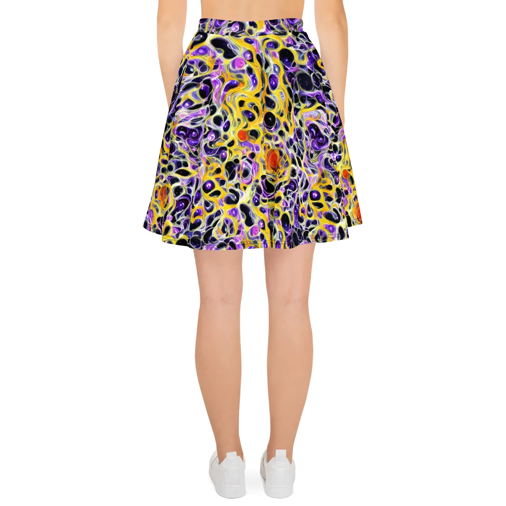 Solar Amethyst on Skater Skirt — Back