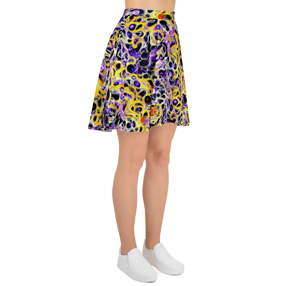 Solar Amethyst on Skater Skirt — Right