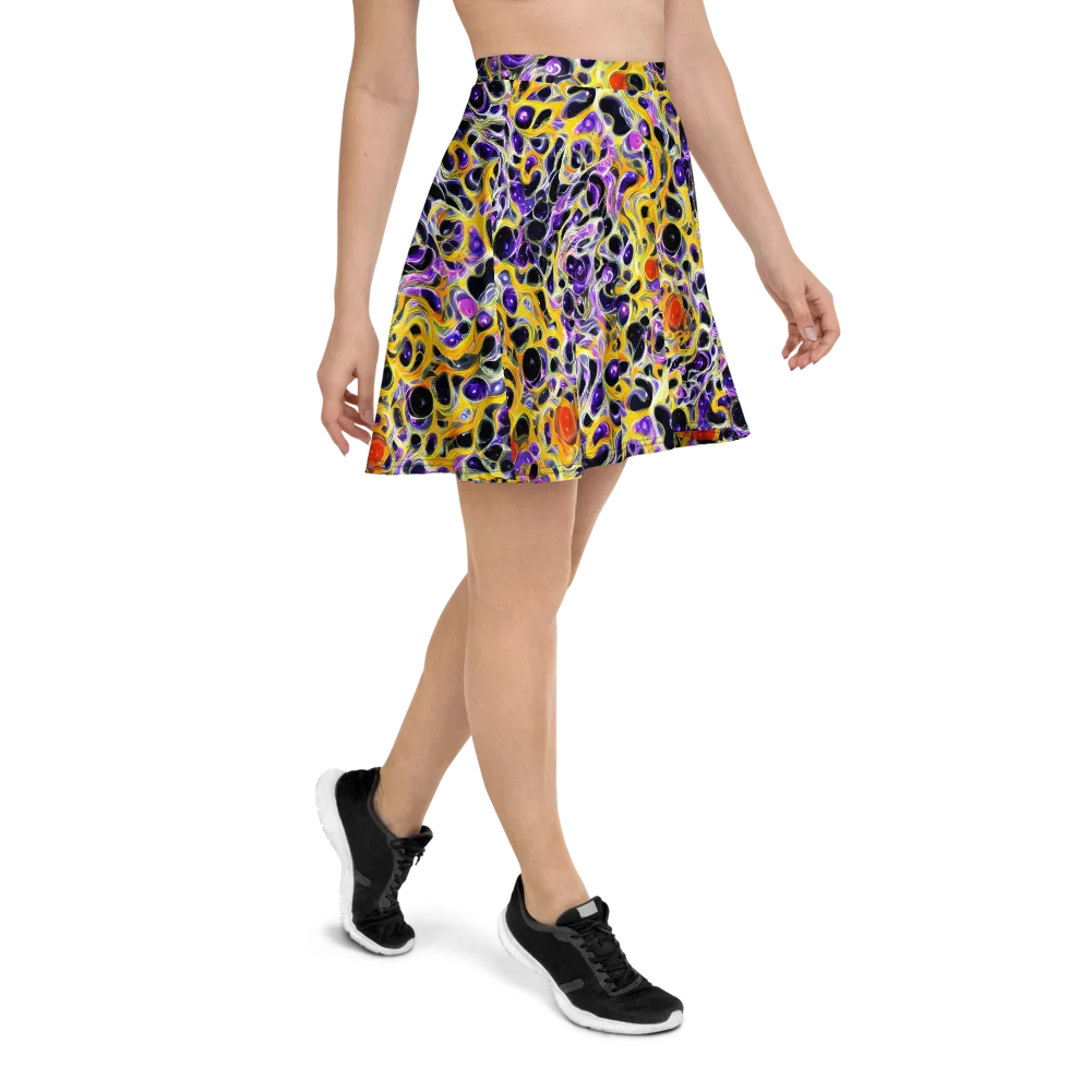 Solar Amethyst on Skater Skirt — Right