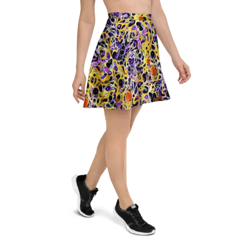 Solar Amethyst on a Skater Skirt