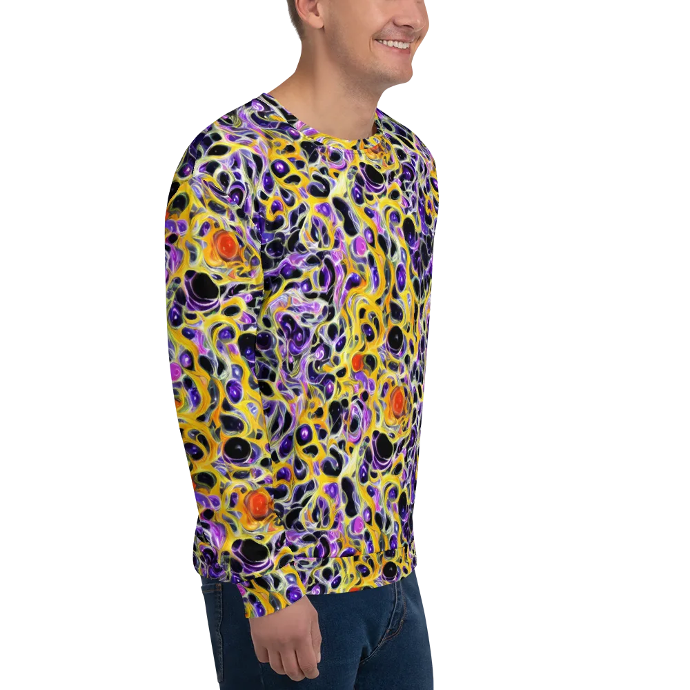 Solar Amethyst on Sweatshirt — Right Front