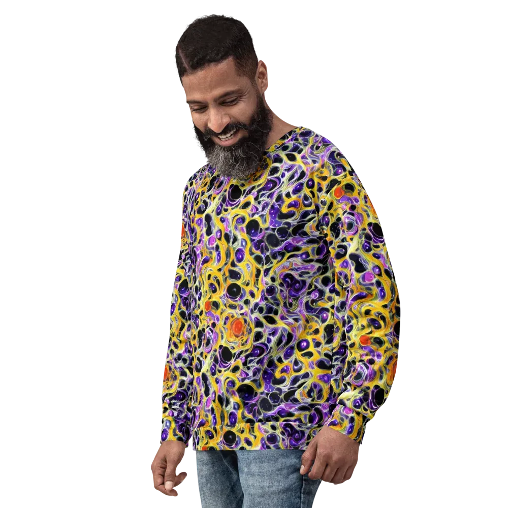 Solar Amethyst on Sweatshirt — Left Front