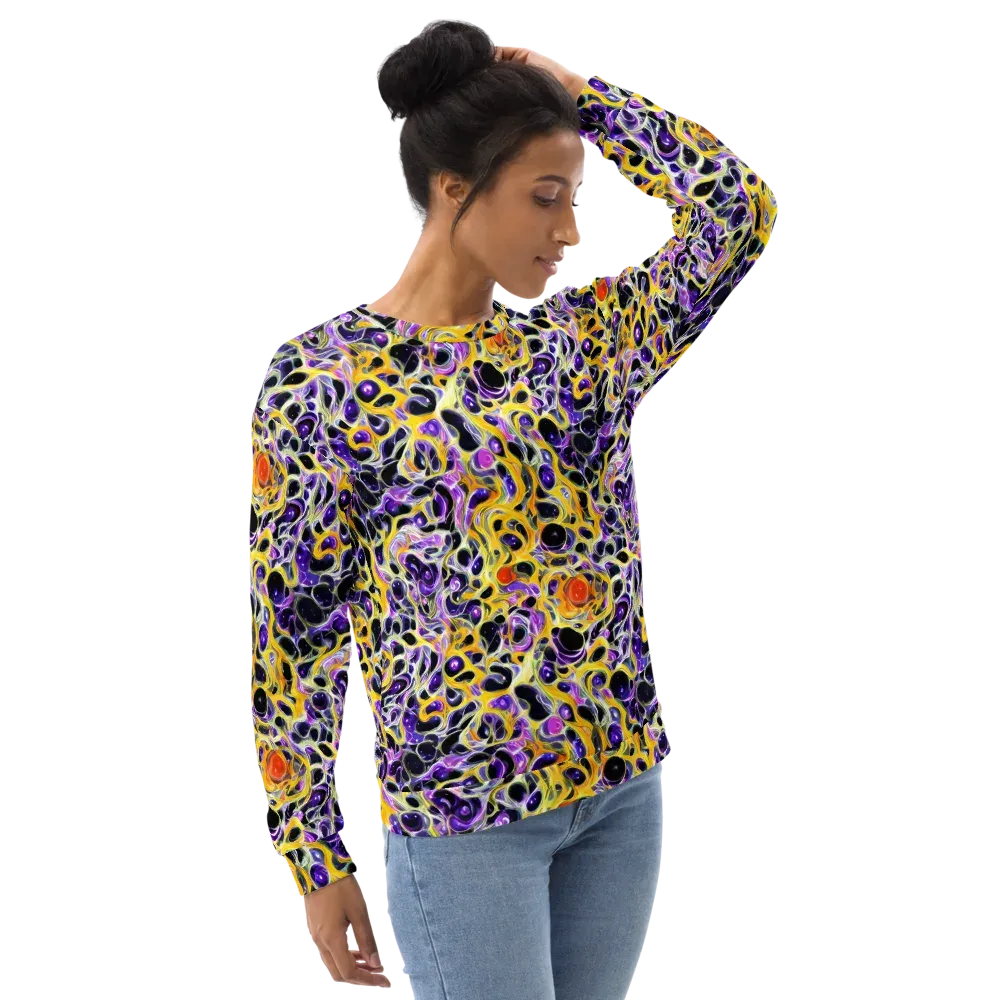 Solar Amethyst on Sweatshirt — Right Front