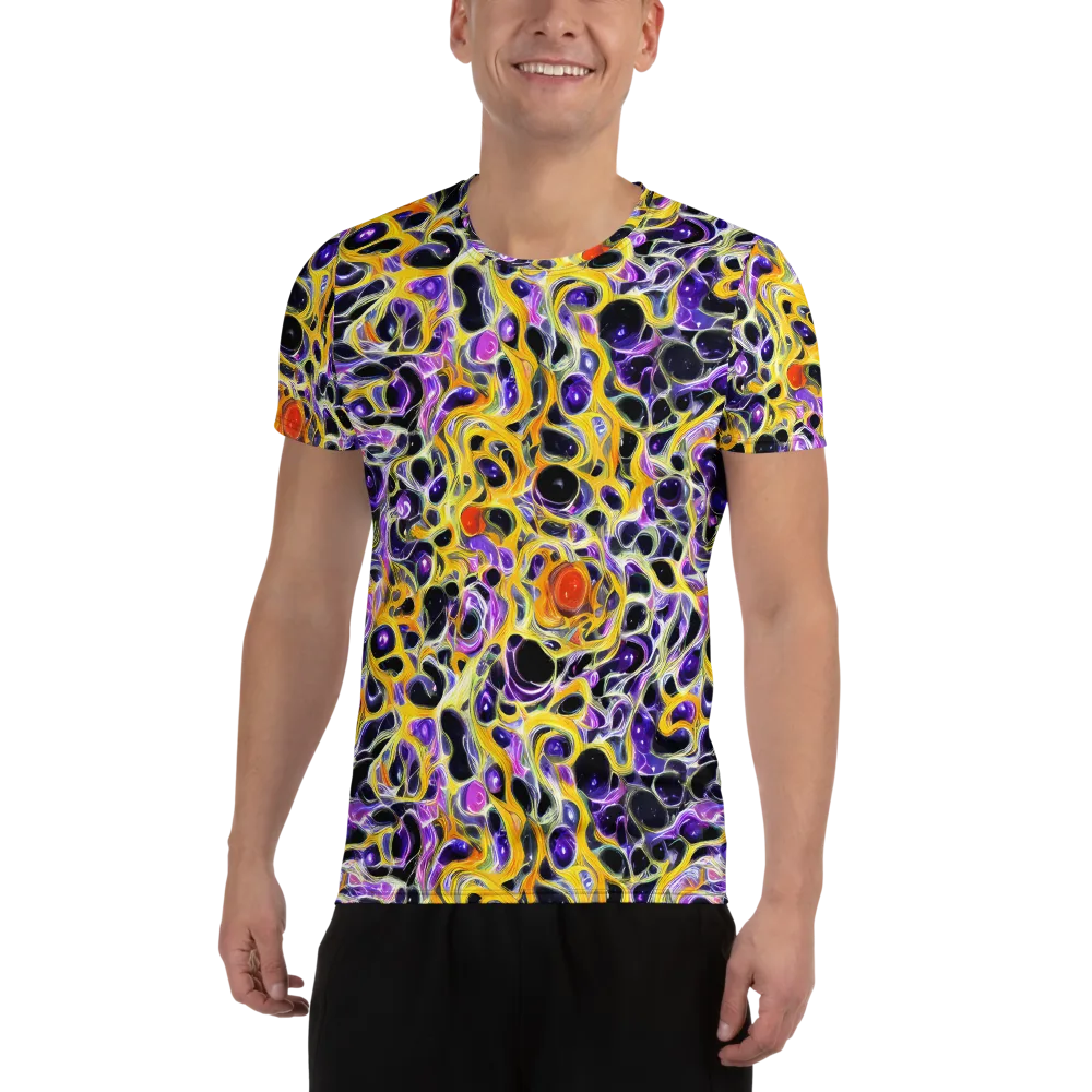 Solar Amethyst on Men's Athletic T-Shirt — Front