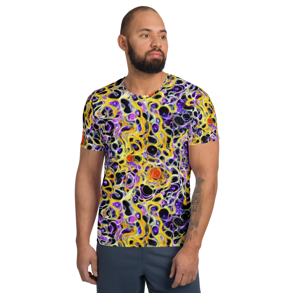 Solar Amethyst on Men's Athletic T-Shirt — Front