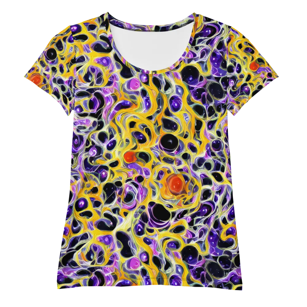 Solar Amethyst on Women's Athletic T-Shirt — Front