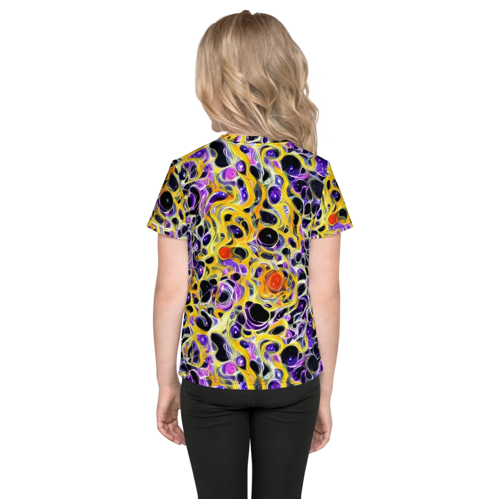 Solar Amethyst on Kids Crew Neck T-Shirt — Back
