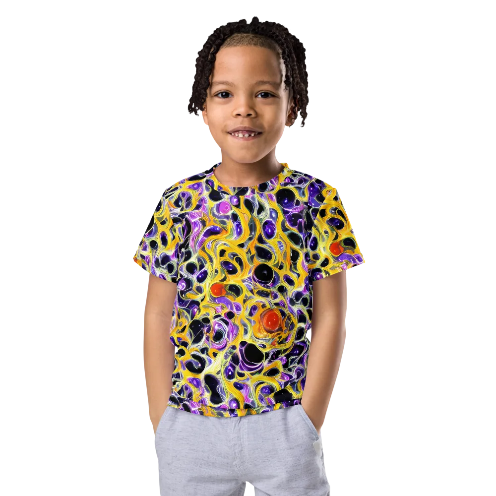 Solar Amethyst on Kids Crew Neck T-Shirt — Front