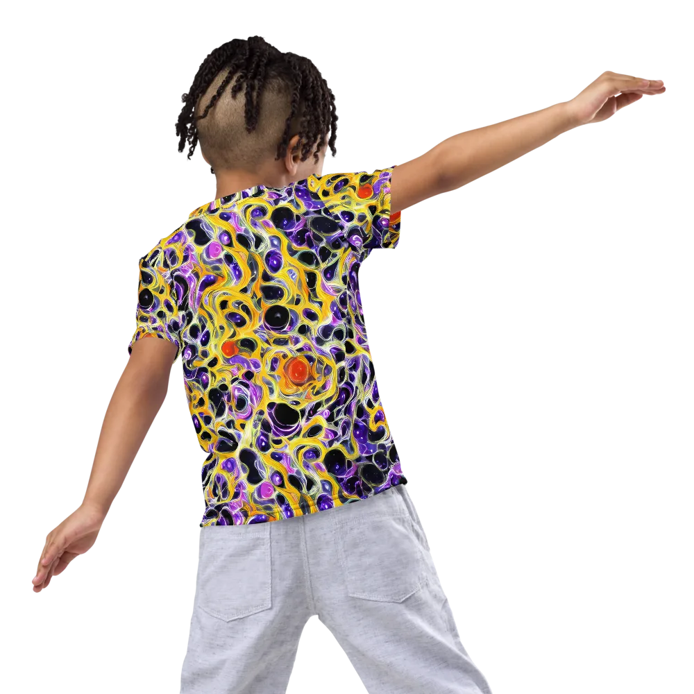 Solar Amethyst on Kids Crew Neck T-Shirt — Back
