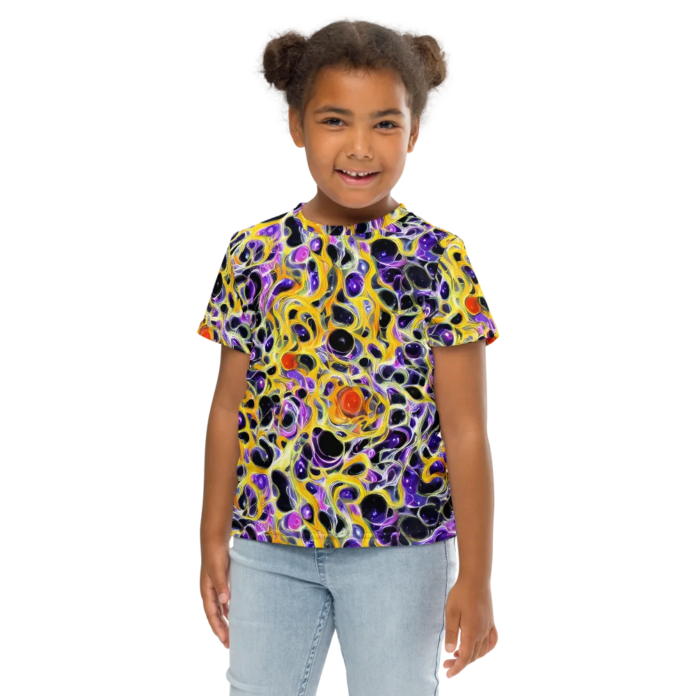 Solar Amethyst on Kids Crew Neck T-Shirt — Front
