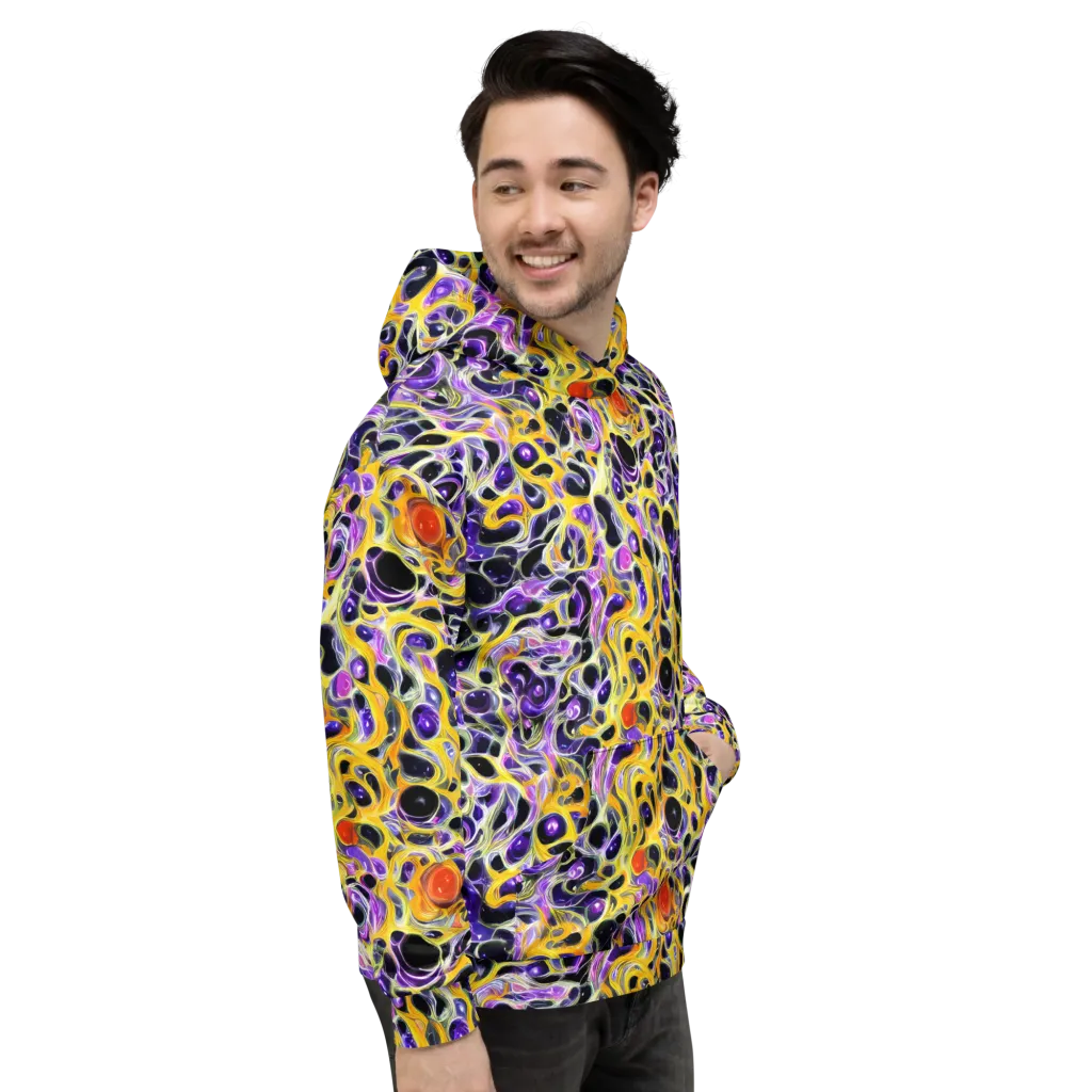 Solar Amethyst on Hoodie — Right