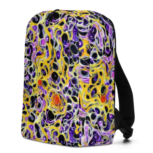 Solar Amethyst on a Minimalist Backpack