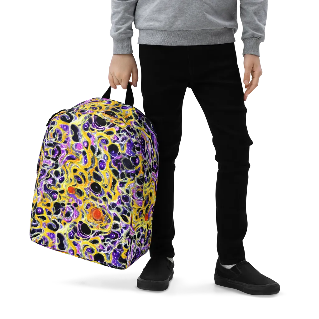 Solar Amethyst on Minimalist Backpack — Zoomed-in